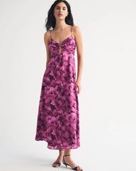 Bra-Free Hardware Maxi Dress