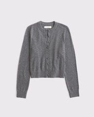 100% Cashmere Shrunken Cardigan