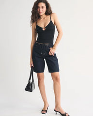 Bra-Free Cutout Hardware Top