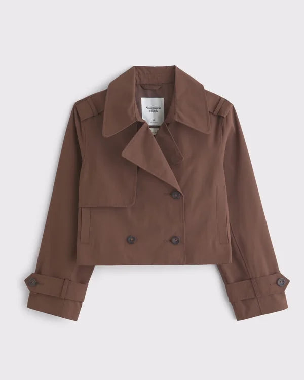 Cropped Trench Coat