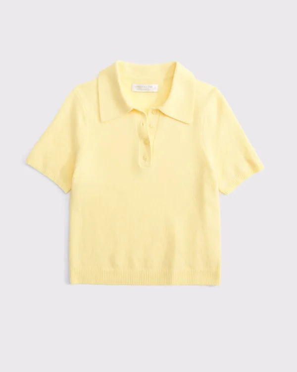 Merino Wool-Blend Short-Sleeve Polo
