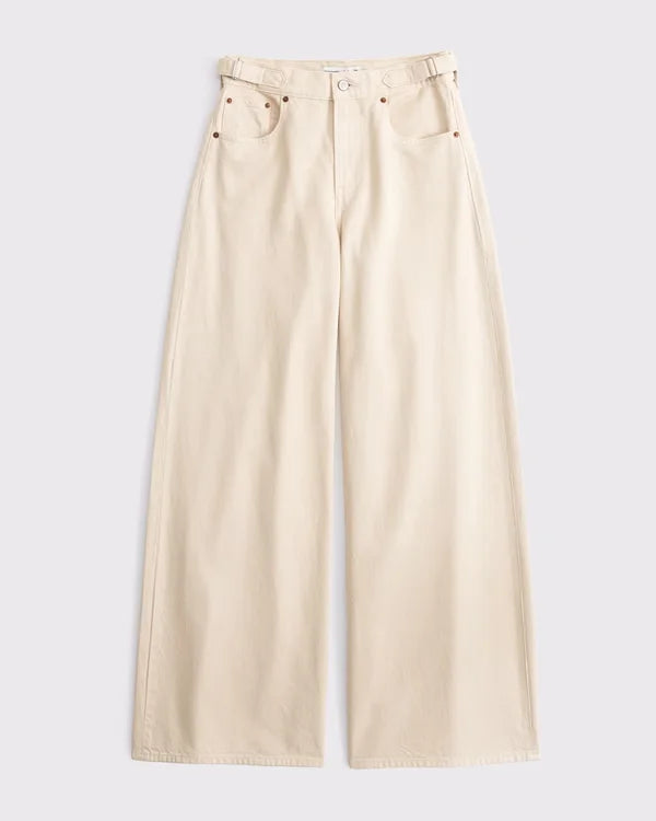 Curve Love High Rise Ultra Wide Leg Jean