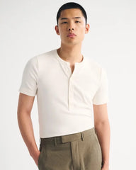 Essential Slim Ribbed Henley