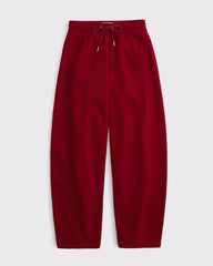 High Rise Forward Seam Barrel Sweatpant