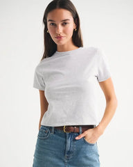 Essential Polished Body-Skimming Tee