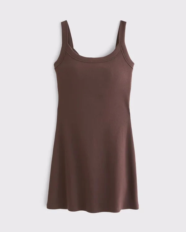 Bra-Free Essential 90s Rib Mini Dress