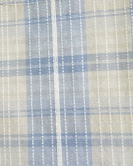 100% Cotton Plaid Resort Collar Shirt