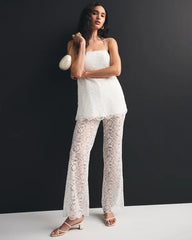 Lace Sheer Set Pant