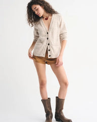 Dad V-Neck Cardigan