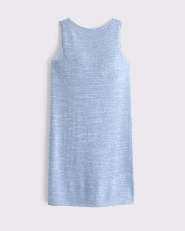 High Neck Sweater Mini Dress