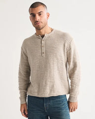 100% Cotton Knit Henley