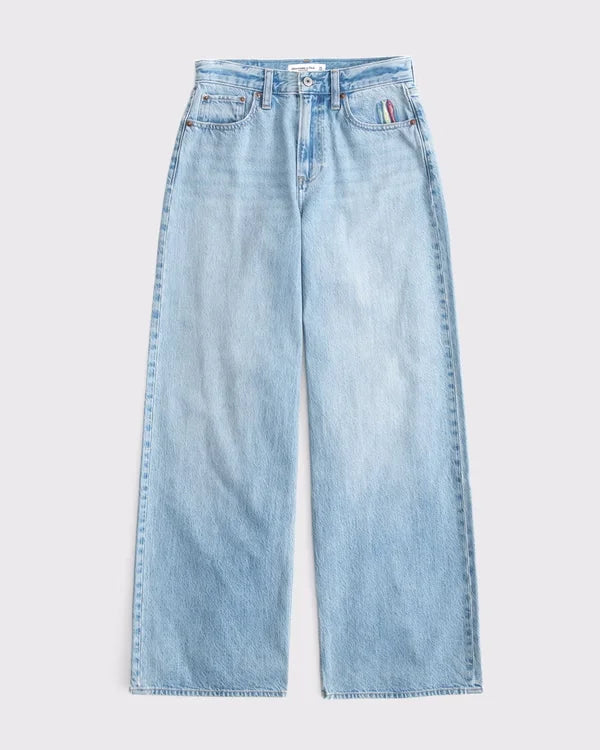 Curve Love High Rise Wide Leg Jean