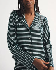 Modal-Blend Button Front Sleep Top