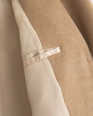 Wool-Blend Tailored Topcoat