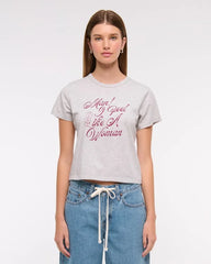 Short-Sleeve Shania Twain Graphic Skimming Tee
