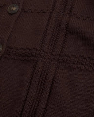 Textural Stitch Shrunken Cardigan