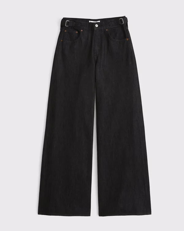 High Rise Ultra Wide Leg Jean