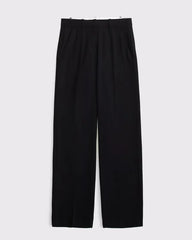 Low Rise Tailored Straight Leg Pant