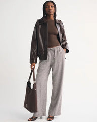 3/4 Sleeve Slash Neck Sweater