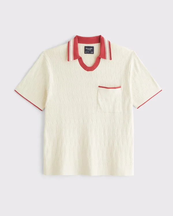 Varsity Johnny Collar Sweater Polo