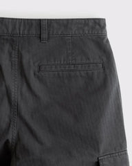 Relaxed Herringbone Clean Cargo Pant