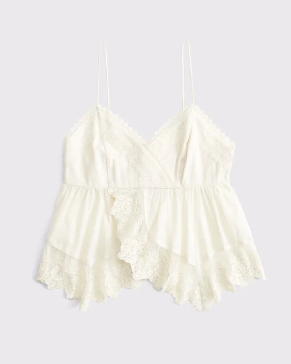 Babydoll Lace-Trim Cami