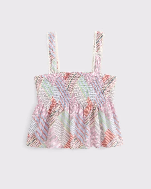 Smocked Sleep Tank