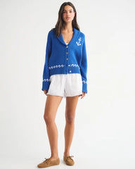 Nautical Collared Cardigan