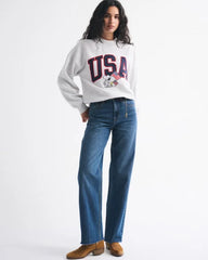 Snoopy Sunday Mockneck Crew