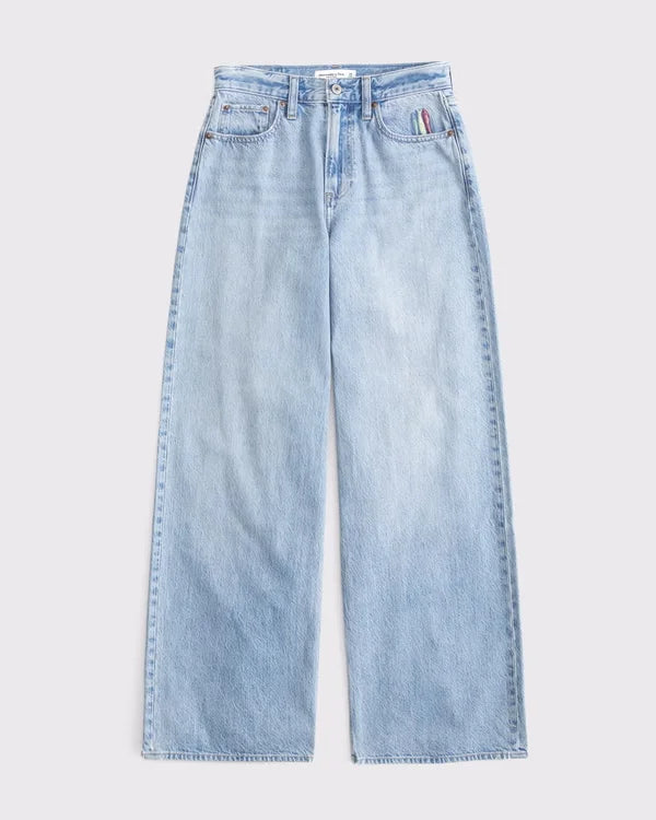 High Rise Wide Leg Jean