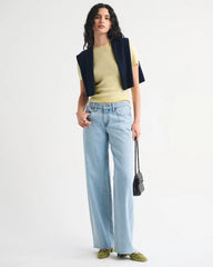 Merino Wool-Blend Sweater Tee