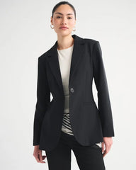 Nipped Waist Suiting Blazer