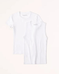 2-Pack Essential Tuckable Crew Tops
