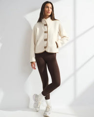 YPB Sherpa Button-Up Jacket