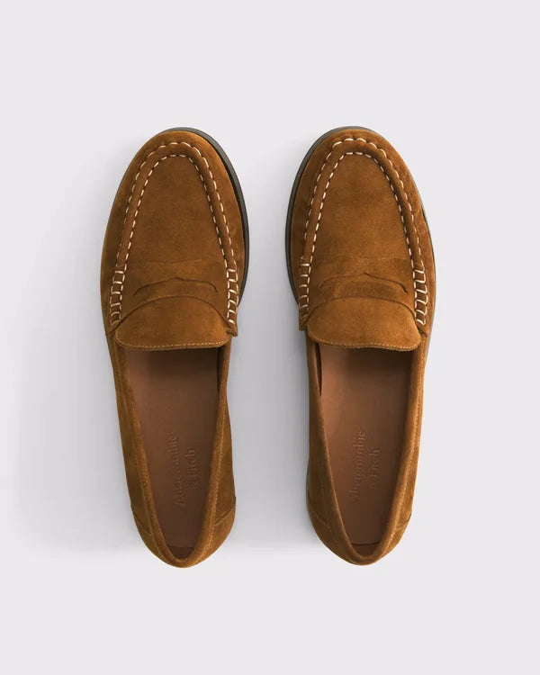 Suede Loafers