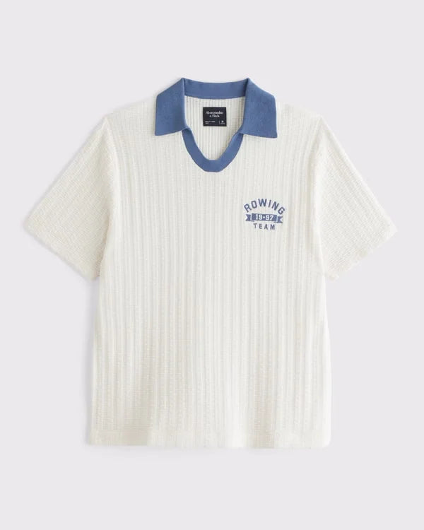 Varsity Johnny Collar Sweater Polo