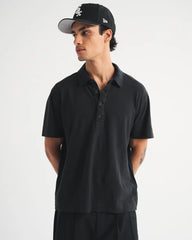 Linen-Blend Polo